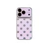 Luxury Glitter Polka Dot Phone Case for iPhone 17 16 15 14 Pro Max Sweet Cute Camera Protection Shockproof Bumper Cover Funda