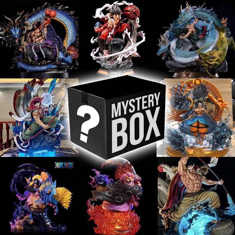 Yiran Toy 1 Unisex Beautiful One Piece Figure Anime Figure Blind Mystery Box Shanks Teach Luffy Buggy Zoro Shanzhi Nami Lucky Box Random Person Surprise Box