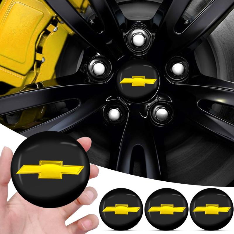 AABHL1 56MM Car Wheel Center Hub Cap Logo Stickers Rim Emblem Styling for Chevrolet Malibu Camaro Trax Blazer Tahoe Suburban Accessory