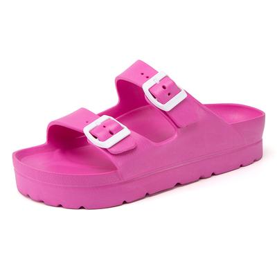 Mode Sommer neue Damen Dicke Sohle Erhöhung Rutschfeste Hausschuhe Strandsandalen Lässig Mode Familie Badezimmer Flip-Flops