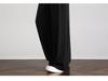 Tall Women's Black Drape Casual Wide-Leg Trousers - Spring/Autumn 2026