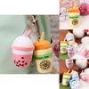Entzückende Frucht Bubble Tea Stoffplüsch Anhänger Puppe Weihnachtsgeschenk