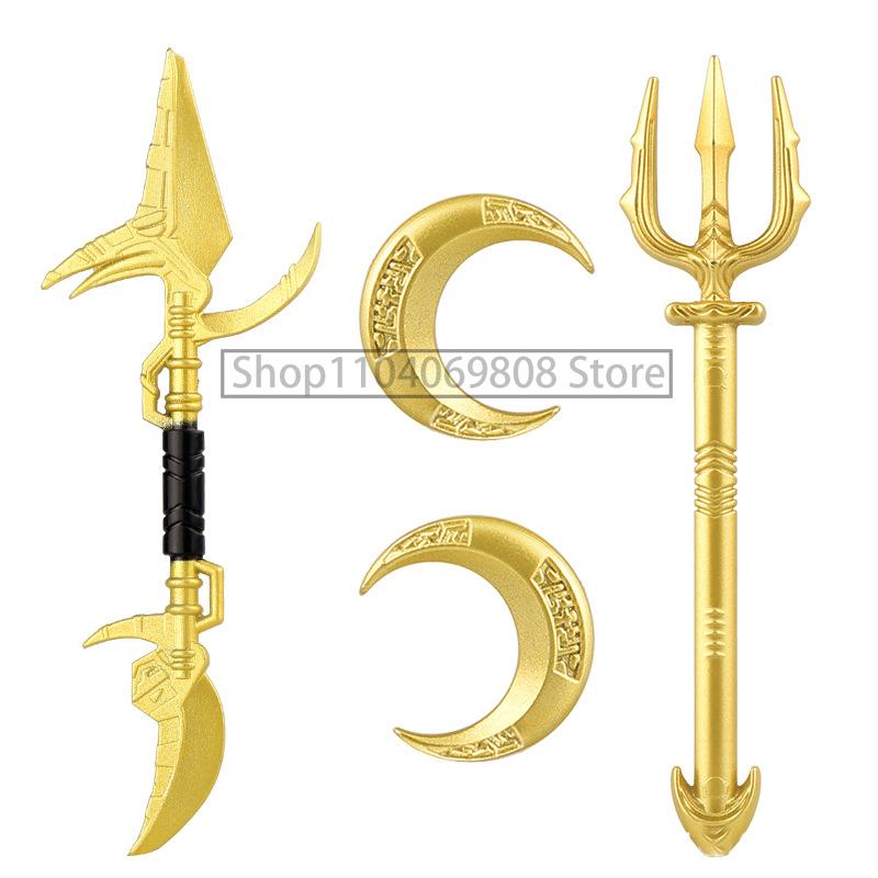 MOC Military Building Blocks Medieval Soldiers Knight Figures Weapons Accessories Witc Hat Helmet Shield Spear DIY Brick Toy T10