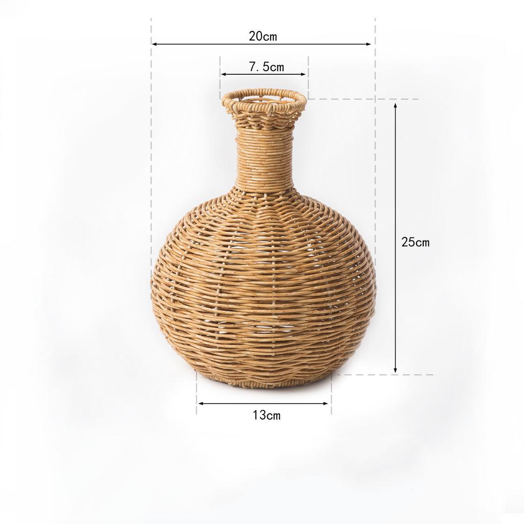 Handwoven Storage Basket Flower Basket Imitation Wicker Baskets Woven Baskets For Flowers Basket Decorative Flower Baskets