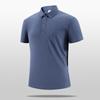 Premium Brand Men's Quick-Dry Golf Polo Shirt with Stand-Up Collar - High-End Design