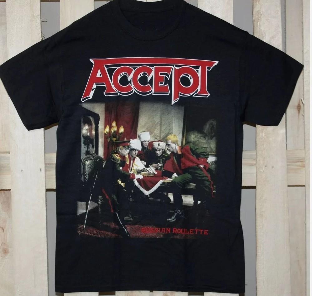 Accept RUSSIAN ROULETTE Tshirt S to 5XL Unisex T-Shirt XXL