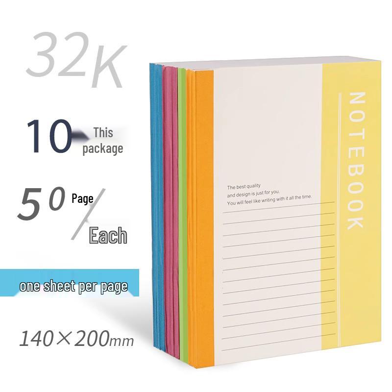 30 Super Thick B5 Soft Cover College Notebooks - Ideal for Classroom Notes & Diaries