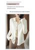 Women's Wool Cardigan with POLO Collar - Long Sleeve Sweater for Spring & Autumn