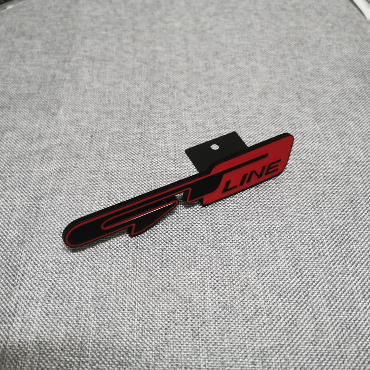 AABIW1 Car Front Grill Emblem Sticker Accessories For For Kia GT-Line Sportage Ceed Rio Picanto Sorento Soul Cerato Venga Forte K9 Cade