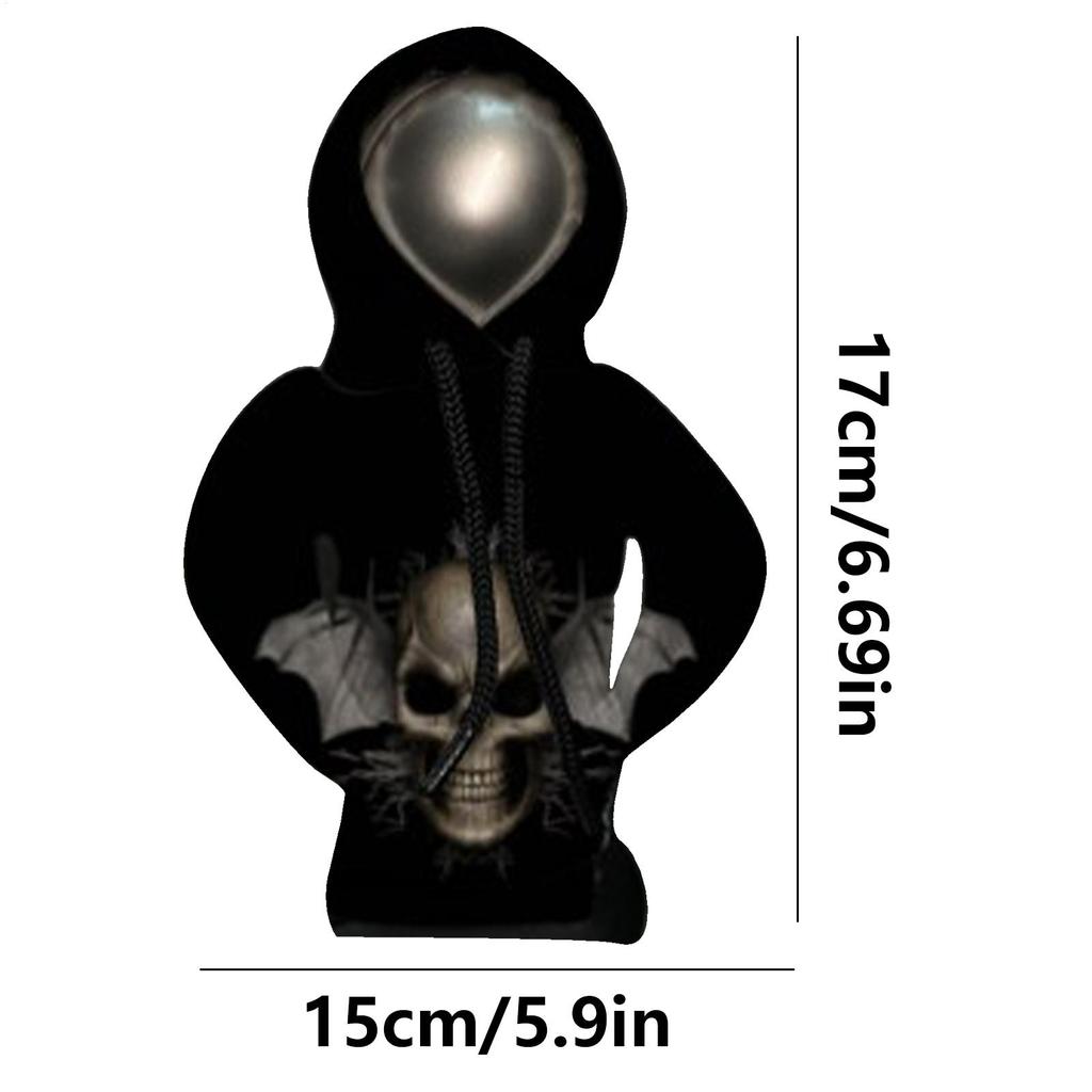 Shift Knob Hoodie Creative Funny Skull-Themed Cover Shift Knob Hoodie For Fun Lifestyle Personal Hobby Daily Fashion Home