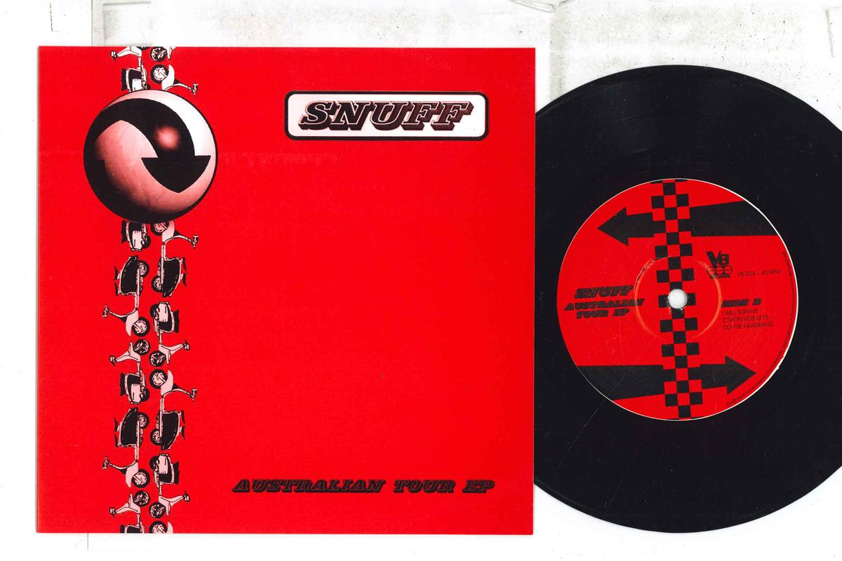 

7inch Record SNUFF - Australian Tour EP V8004 V8 1999 Australia Rock Used
