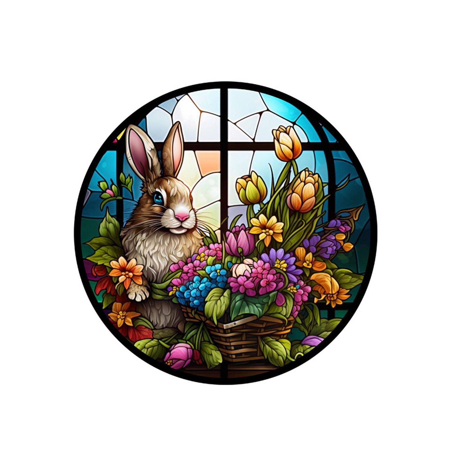 

Праздничная пасхальная наклейка-аппликация на окно Зайчик Цветочные наклейки Красивые дизайны для вашего дома Наклейки-аппликации на окно A61