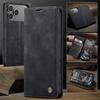 Business Magnetic Flip Leather Phone Case for iPhone 17 16 15 14 Pro Plus Air 16E 13 12 11 Pro Max Kickstand Card Wallet Cover