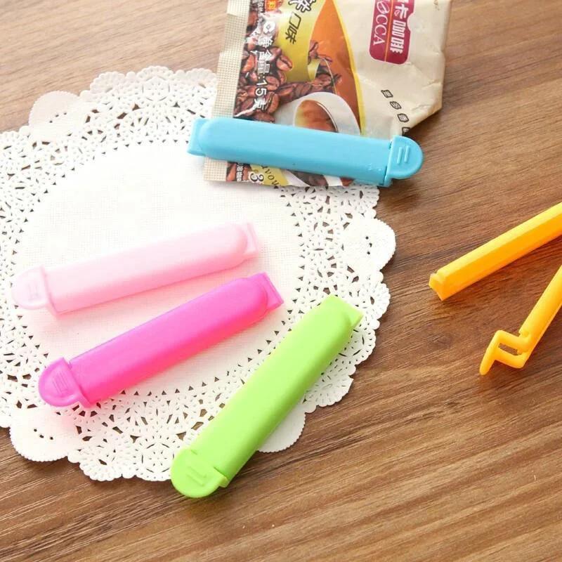 10 Stück Verschlussclip Lebensmittel Snack Verschluss Verschlussbeutelclips Mini Vakuumverschlussklemme Lebensmittelclip Plastikclip Küchenaufbewahrungswerkzeug