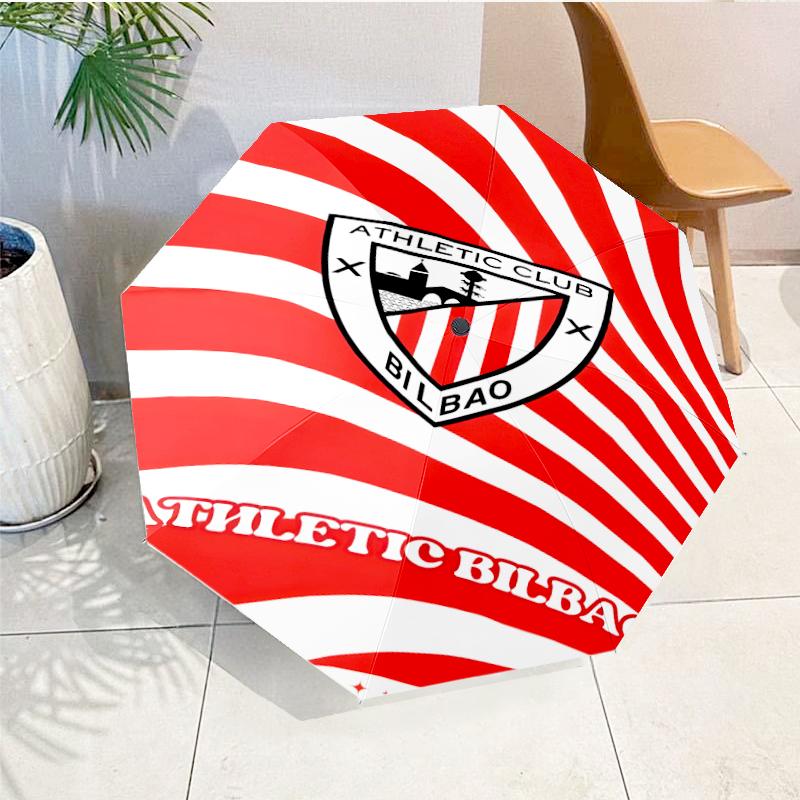 Football Athletic Automatic Folding Umbrella - 8-Rib Travel Umbrella with Auto Open/Close & Portable, Gift for Christmas, Birthdays