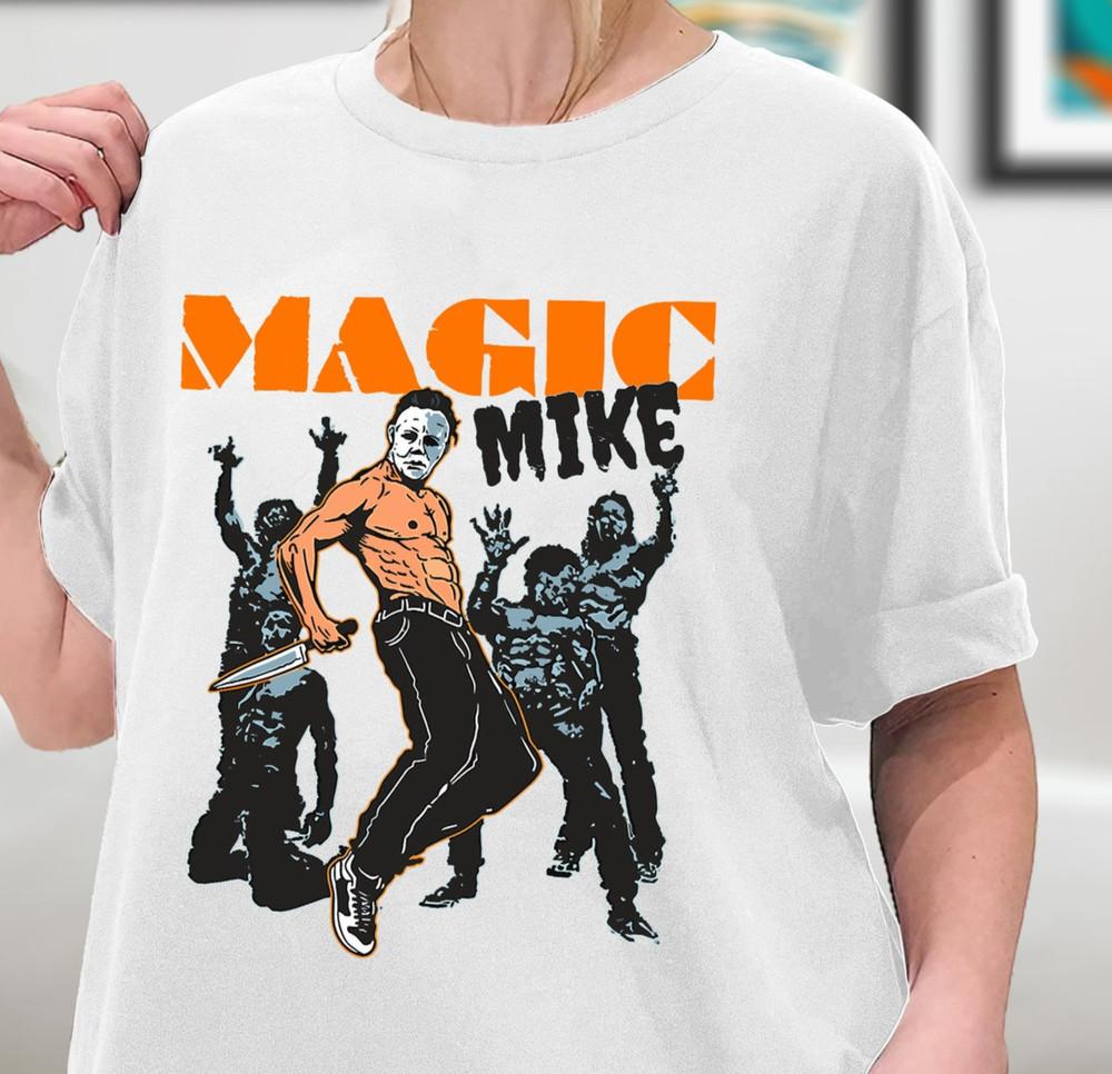 Магический Майк Майкл Майерс Хэллоуин Хоррор Фильм Фан Футболка Унисекс Футболка L