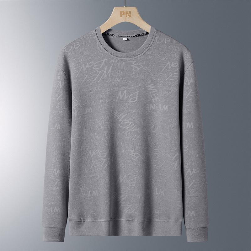 Spring/Autumn 2024 Men's Japanese Style Round Neck Hoodie - Trendy, High Quality, Versatile, Loose Casual Fashion Top.