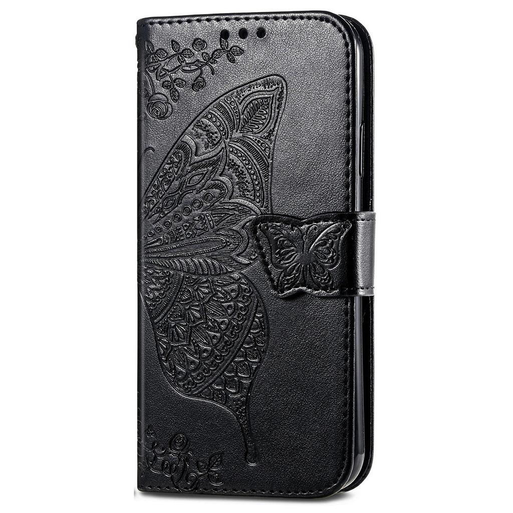 For Motorola Edge 50 Pro 5G Wallet Case Butterfly Imprinted PU Leather Phone Cover
