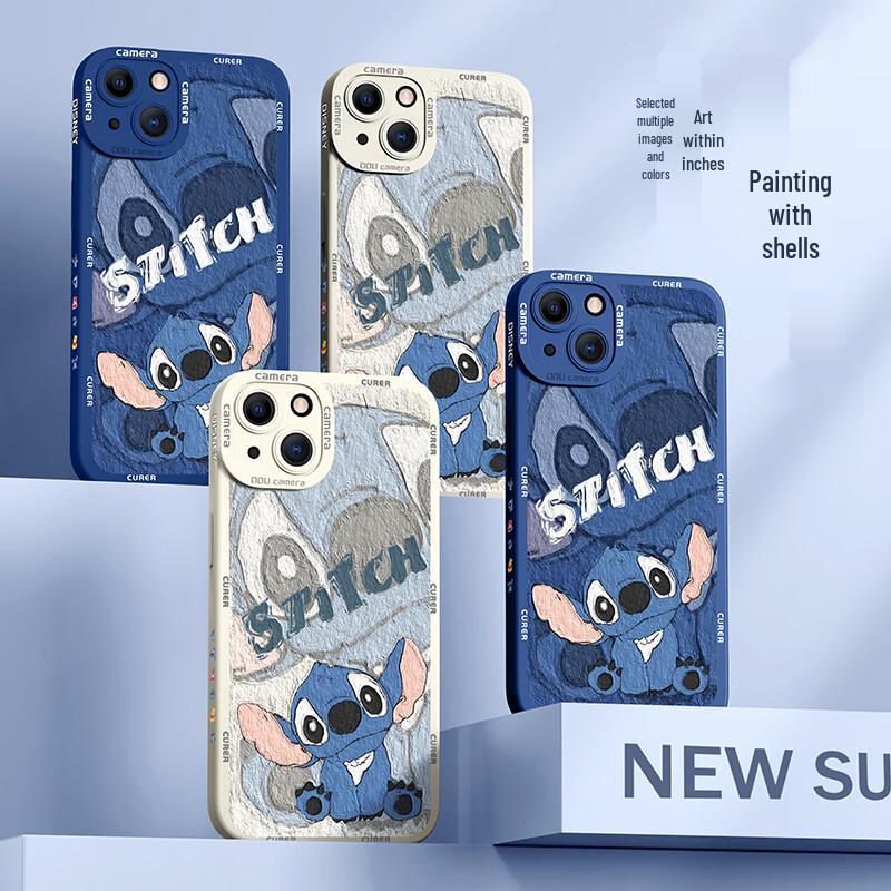 Cartoon Anti-Fall Soft Silicone iPhone Case with Full Lens Protection