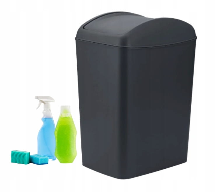 Tilting waste bin 20l anthracite internal