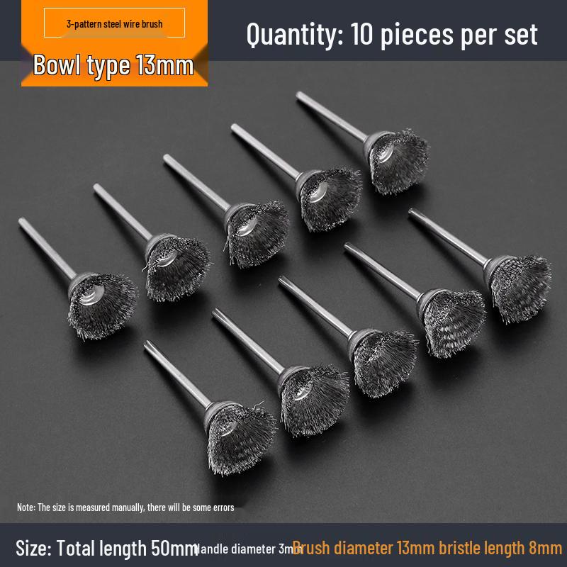 Electric Grinder Steel Wire Brush Polishing Head for Rust Removal and Walnut Polishing