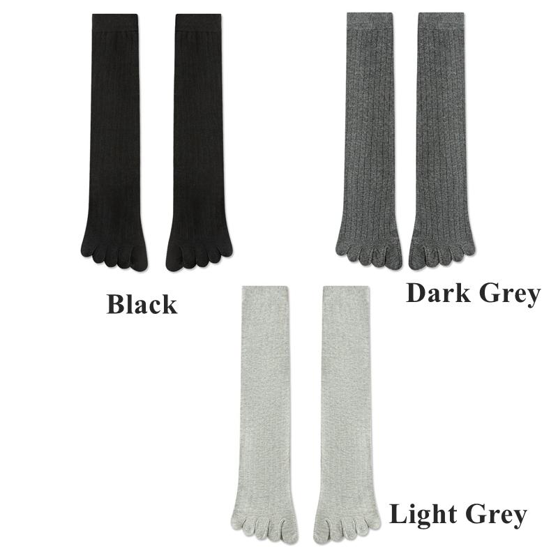 

3 пары носков для женщин и мужчин, длинные носки до икр с отдельными пальцами, высококачественные хлопковые носки с пятью пальцами, женские чулки