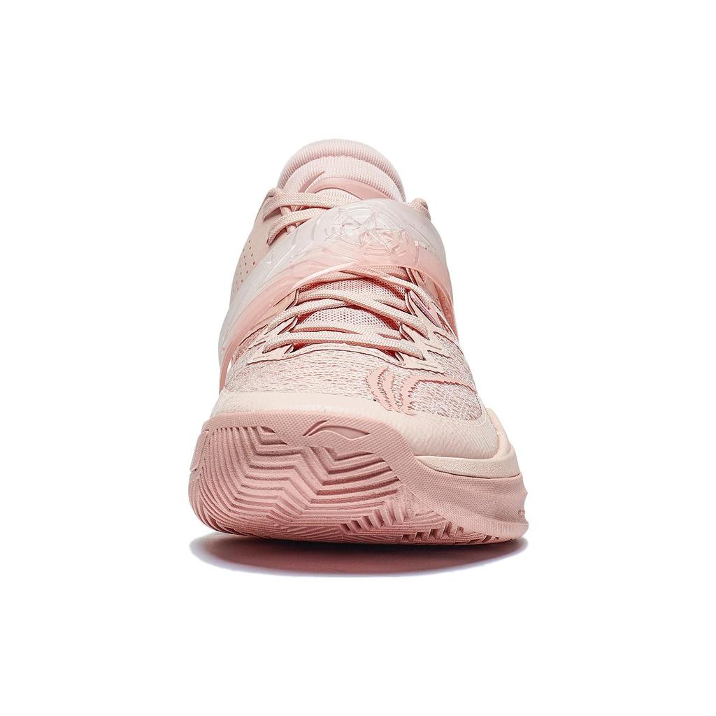 Li Ning Liren3 TEAM Abrasion Resistant Breathable Low top Basketball Shoes Men's Peach Orange Pink ABAS095-9