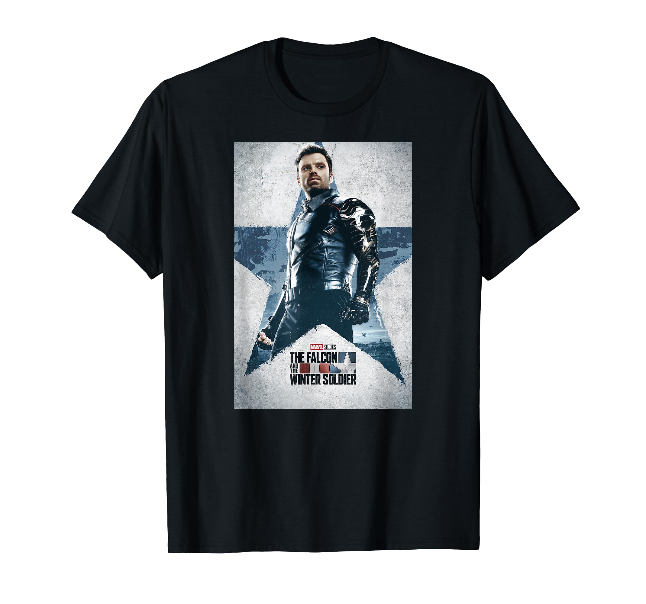 

Marvel The Falcon and The Winter Soldier Bucky Barnes Poster T-Shirt