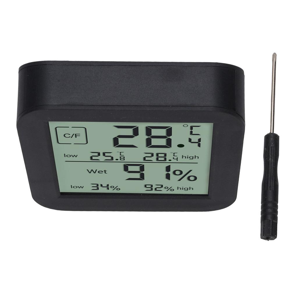 Thermometer Hygrometer Timer Double Sided LCD Backlight Temperature Humidity Gauge Meter for Kitchen