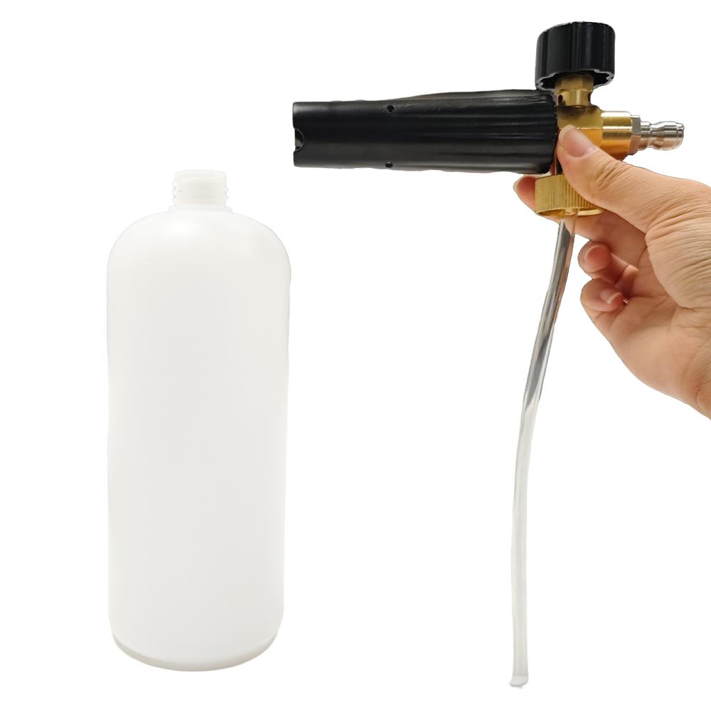 Heavy Duty Snow Foam Cannon with Plastic Adapter for Auto Shop Cleaning