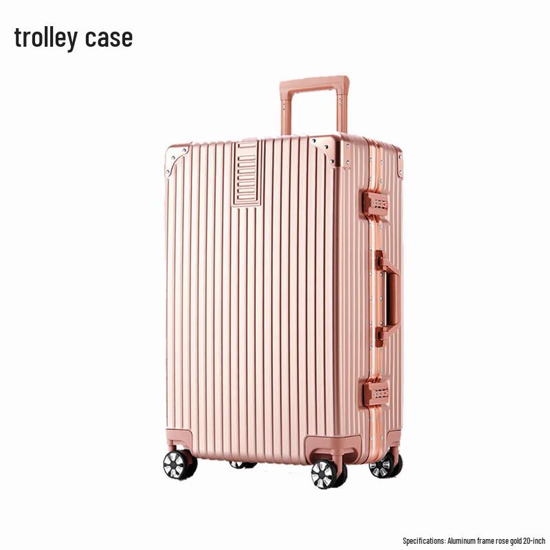 Churong Vintage Aluminum Frame Luggage