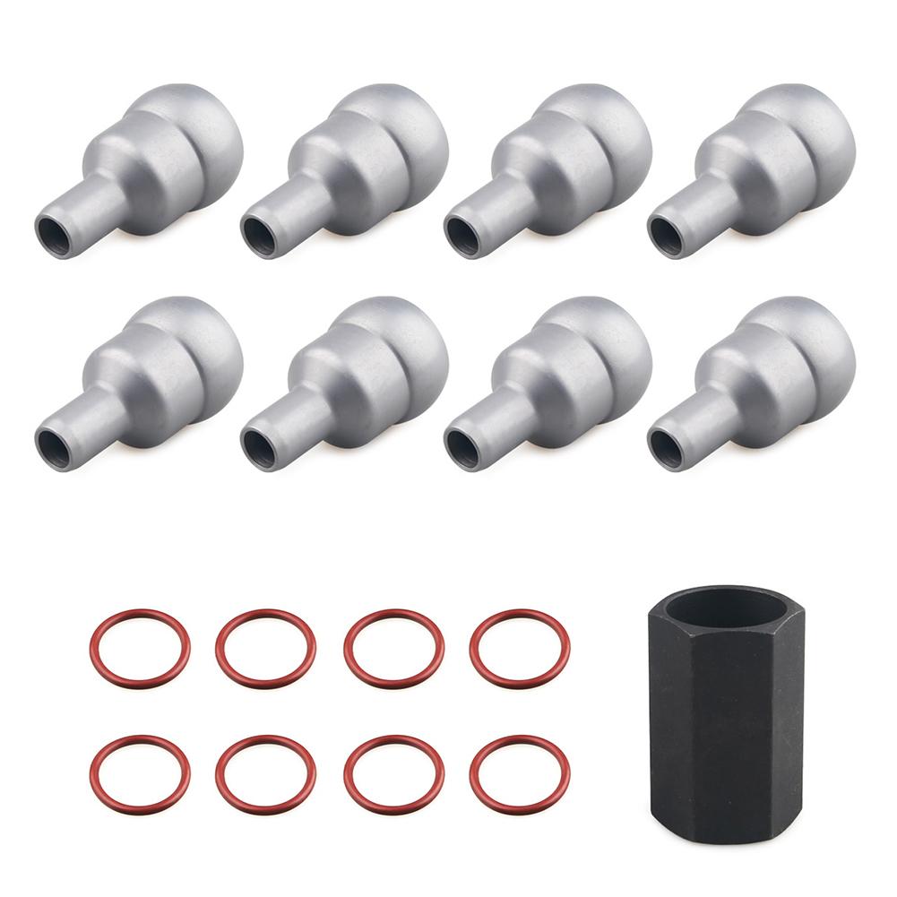 Complete Oil Rail Ball Tube Repair Kit with O Ring for For FORD For Powerstroke 6 0L Turbo Diesel Engines 2003 2010