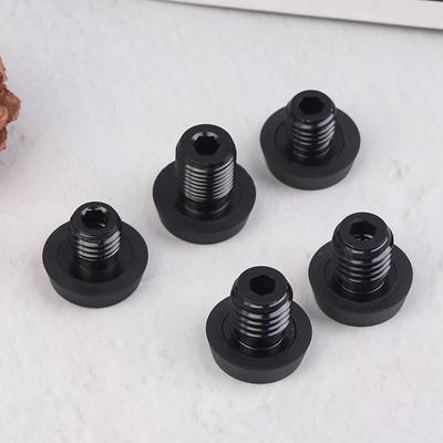 1Pc Back Plug Screw Block Butt Billiard Extension Parts Billiard Cue Bumper Pool Cue Bottom Cover Rubber Bottom Bumper Protector