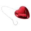Hanging Heart Shaped Disco Ball Glass Reflective Sphere for Party Decorations Wedding Stage Ornament Sparkling Mirror Ball