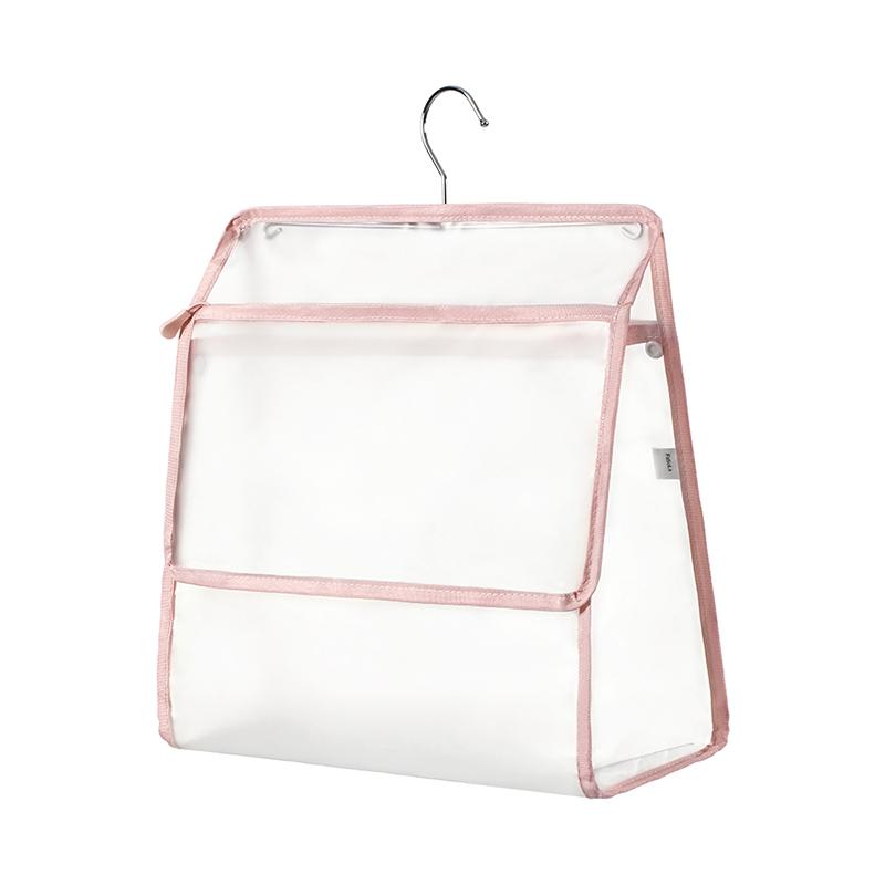 Vattentät duschhängpåse, Genomskinlig dammtät klädförvaringspåse för badrum & studentrum, Vattentät påse för badrum