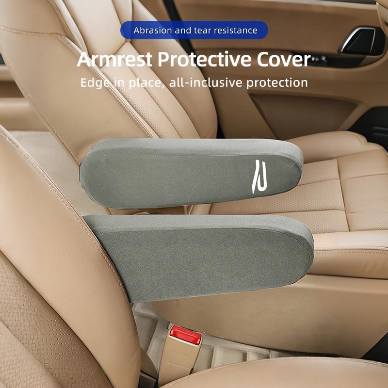 Car Seat Armrest Cover Soft Comfortable Elastic Cloth For Volkswagen VW Golf 4 6 7 GTI Tiguan Passat B5 B6 B7 CC Jetta MK5 MK6