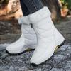35–42 Damen-High-Top-Baumwollschuhe, große, rutschfeste, wasserdichte Damen-Schneestiefel für den Außenbereich