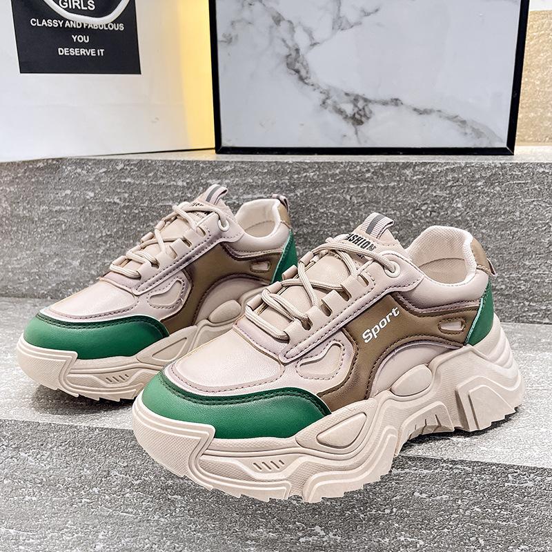 

Platform dad shoes women s 2025 new campus style women s shoes autumn shoes ins versatile waterproof sports and leisure shoes 40