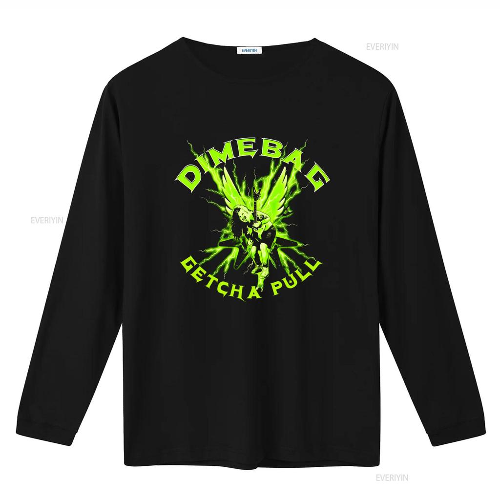 Seltenes Dimebag Darrell Getcha Pull Green Lightning Gitarrist T-Shirt Volle Größe S 5XL BC821 Langs Vintage Gewaschen Atmungsaktiv