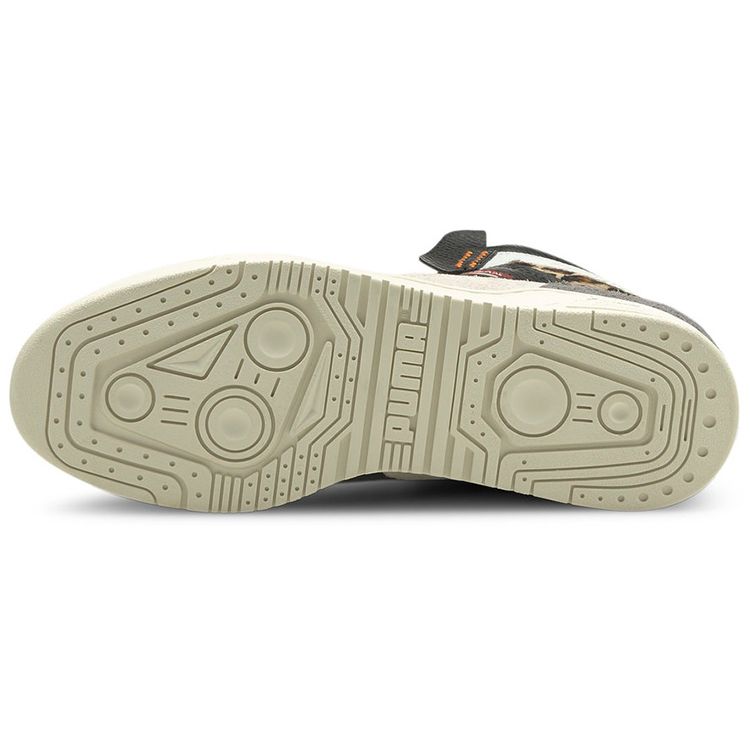 Puma Slipstream Mid Mutation Beast Fur Unisex Sneakers Multi-Color Black Castlerock 381213-01