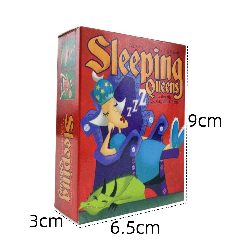 Vollständiges englisches Brettspiel Sleeping Queens Kartenspiel Familiengeschenk Aufwachkönigin Strategiespiel Lustiges Kinderspiel Karte
