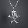 European and American Trendsetters, Titanium Steel Hip-hop Necklace, Men's Trendy Trampoline, Versatile Pendant