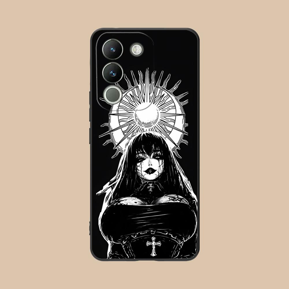 

Terror Gothic Art Mobile Phone Case for VIVO V60 V50 V40 V30 V29 V27 V25 V23 Pro Lite 5G Colorful Printing Cover Pretty Cover vivo V60