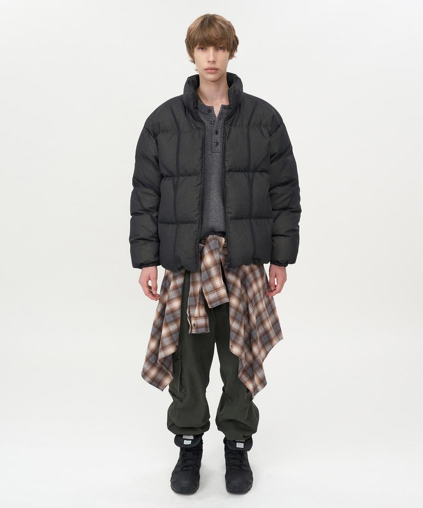 Insilence Double Layered Down Jacket Black