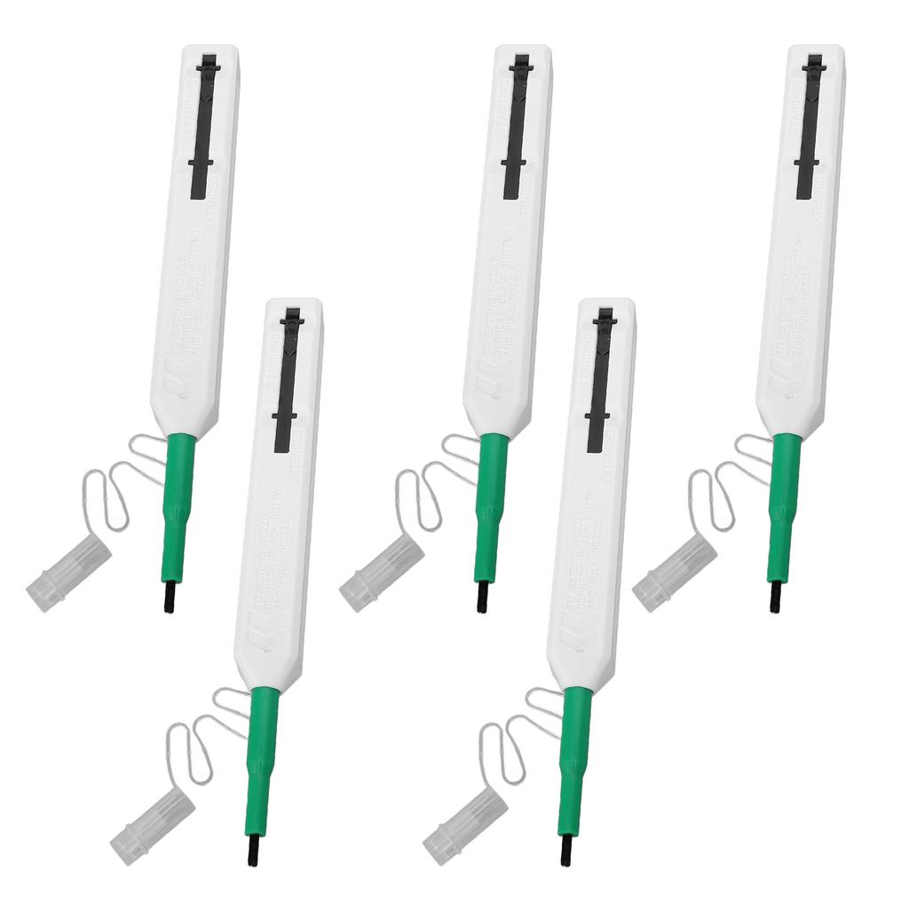 5 Stück Glasfaser-Steckverbinder-Reinigungsstift Über 800 Reinigungszyklen Glasfaser-Reiniger für 2,5 mm SC ST FC