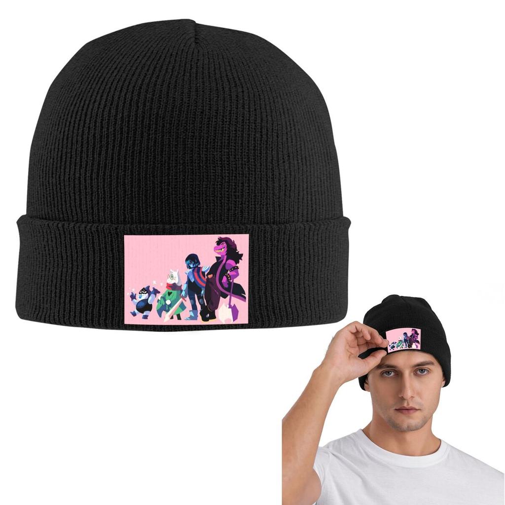Game Deltarune Kris Ralsei Susie Warm Knitted Cap Hip Hop Bonnet Hat Autumn Winter Outdoor Beanies Hats for Men Women Adult
