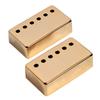2Pcs Humbucker Guitar Pickup Cover 50mm + 52mm Pole Spacing Metal LP Guitar Neck Pickup Covers for Electric Guitar