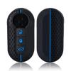 Silicone Car Key Fob Shell Cover for FIAT 500 500L 500X Abarth 3-Button Folding Key
