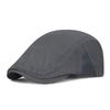 Casual Breathable Beret Men'S Hat Mesh Speed Drying Newsboy Cap Adjustable Forward Hat Outdoor