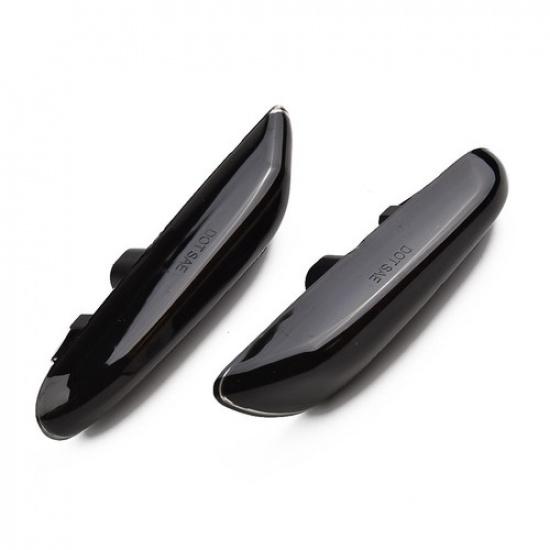 2pcs LED Side Marker Turn Signal Indicator Light For E46 E60 E82 E90 E92 E93